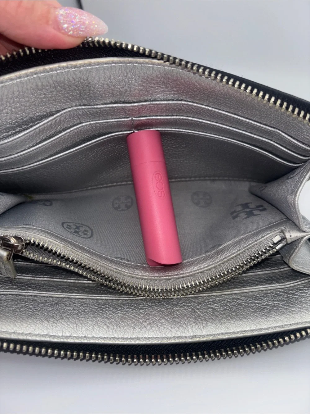 Tory Burch sleek zip